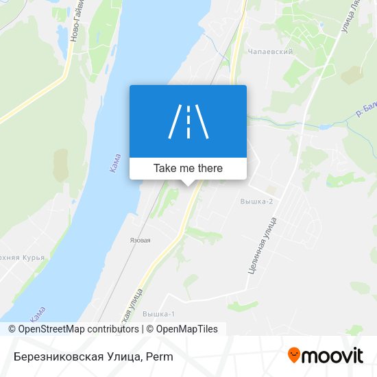 Березниковская Улица map