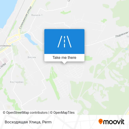 Восходящая Улица map
