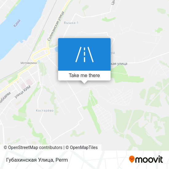 Губахинская Улица map