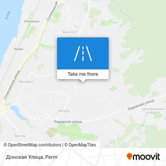 Донская Улица map