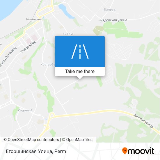 Егоршинская Улица map