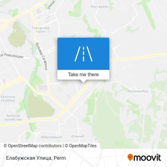 Елабужская Улица map