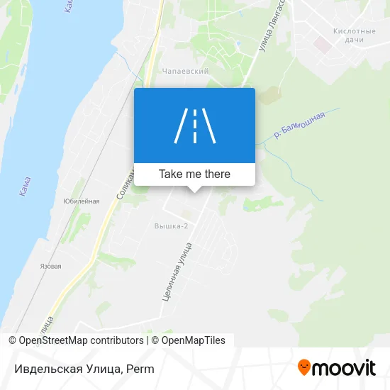 Ивдельская Улица map