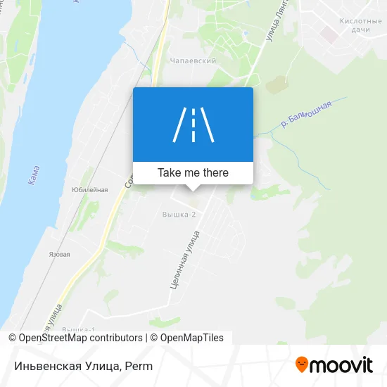 Иньвенская Улица map
