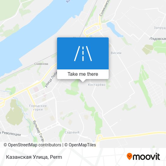 Казанская Улица map