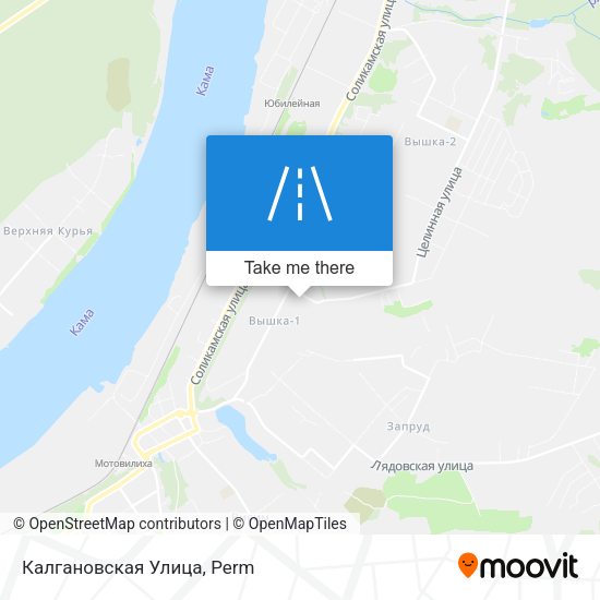 Калгановская Улица map
