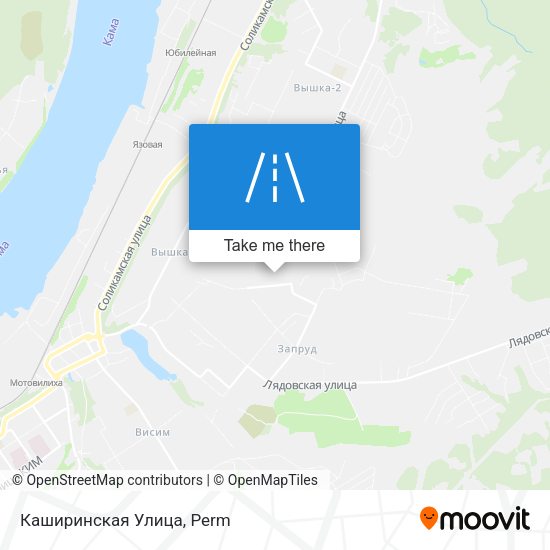 Каширинская Улица map