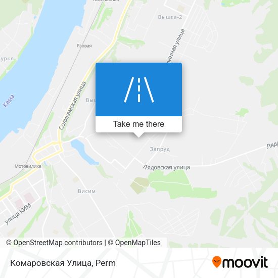 Комаровская Улица map