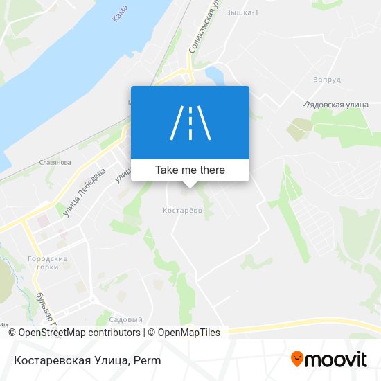 Костаревская Улица map