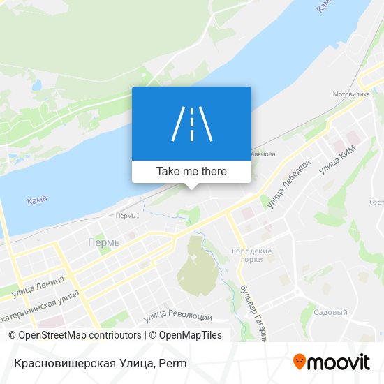 Красновишерская Улица map
