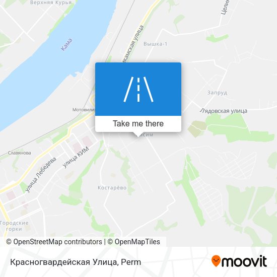 Красногвардейская Улица map
