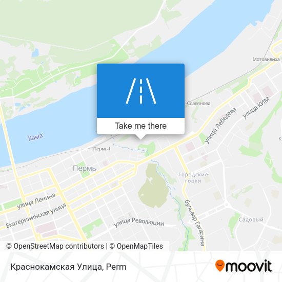 Краснокамская Улица map