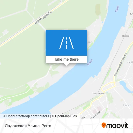 Ладожская Улица map