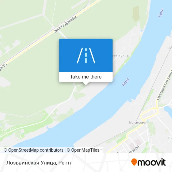 Лозьвинская Улица map