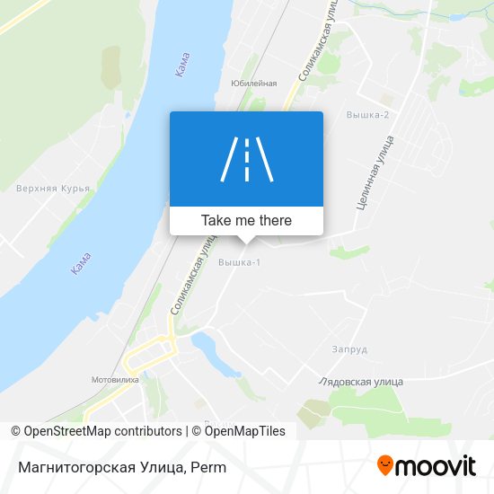 Магнитогорская Улица map