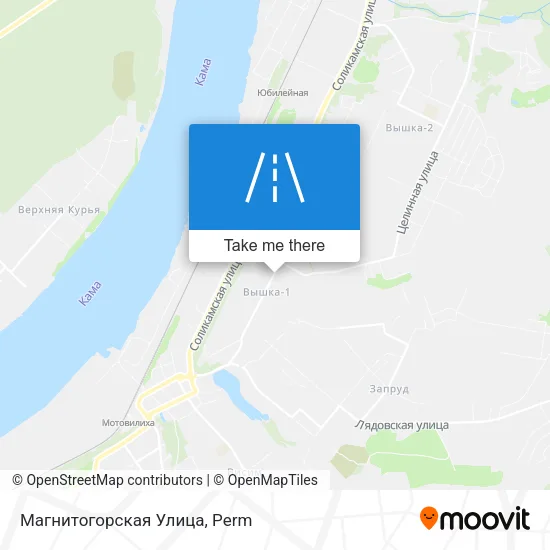 Магнитогорская Улица map