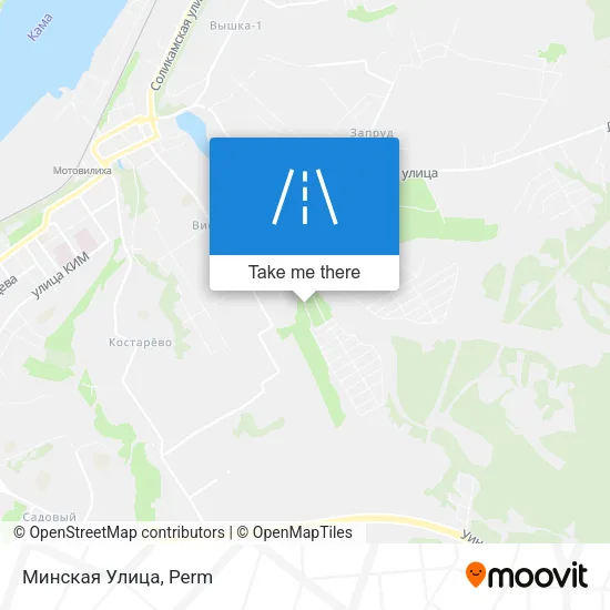 Минская Улица map