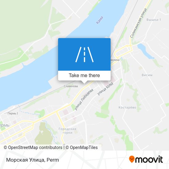 Морская Улица map