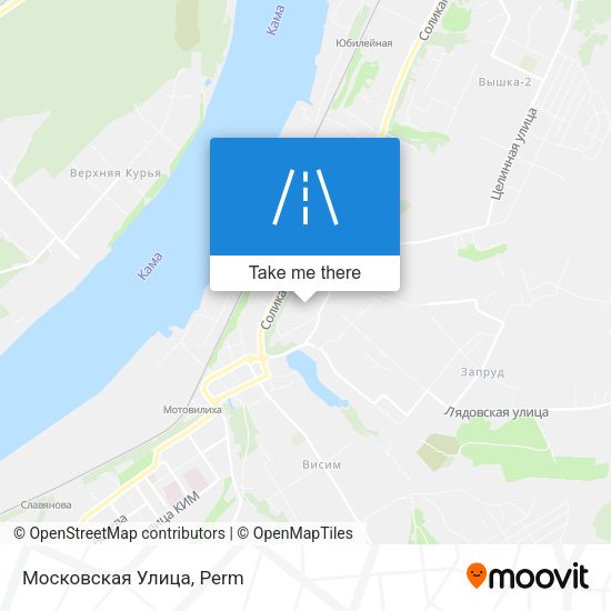 Московская Улица map