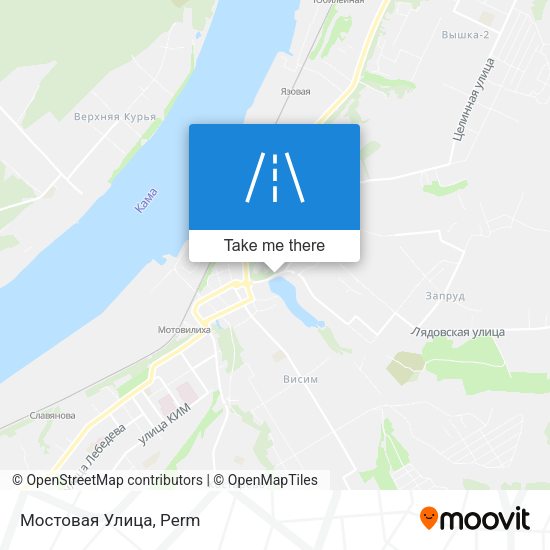 Мостовая Улица map