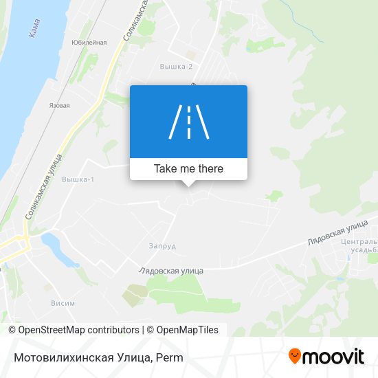 Мотовилихинская Улица map