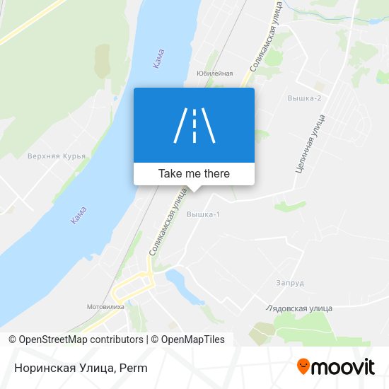 Норинская Улица map