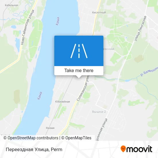 Переездная Улица map