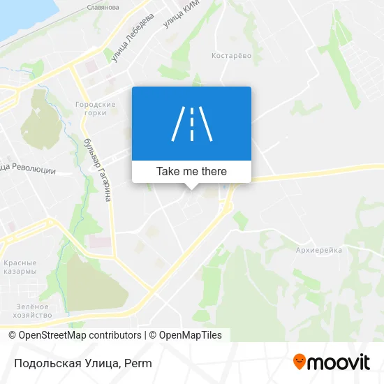 Подольская Улица map