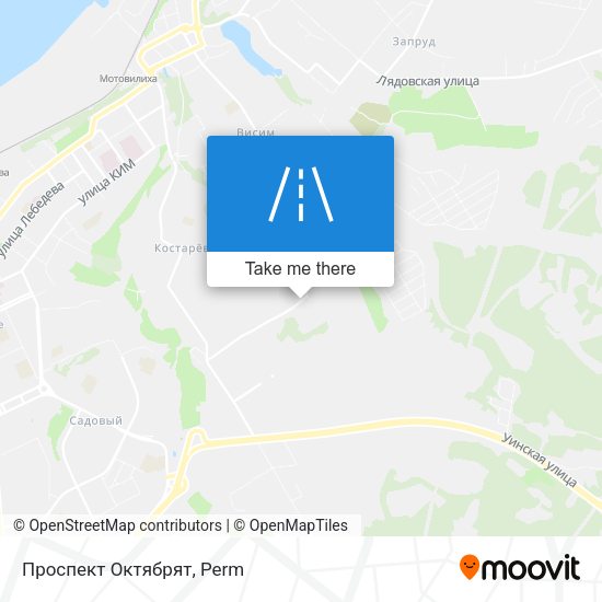 Проспект Октябрят map