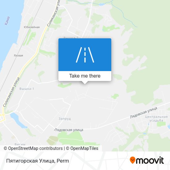 Пятигорская Улица map