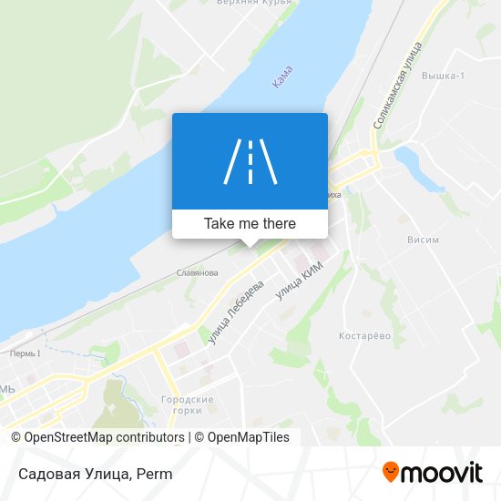Садовая Улица map