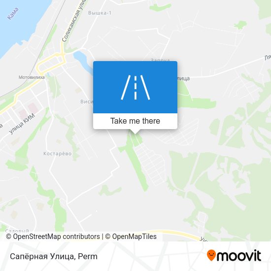 Сапёрная Улица map