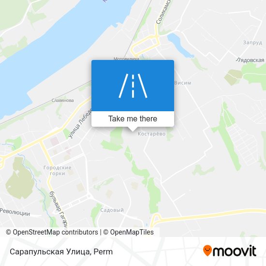 Сарапульская Улица map