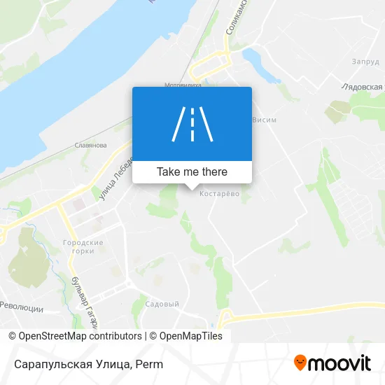 Сарапульская Улица map