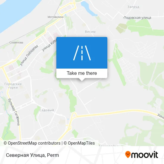 Северная Улица map