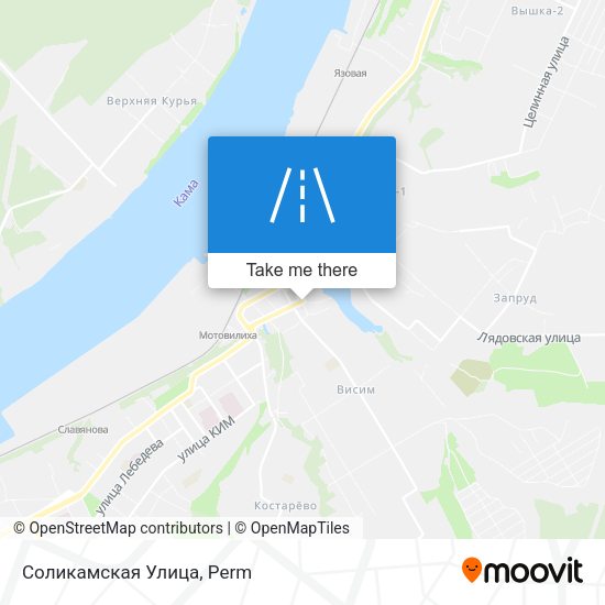 Соликамская Улица map