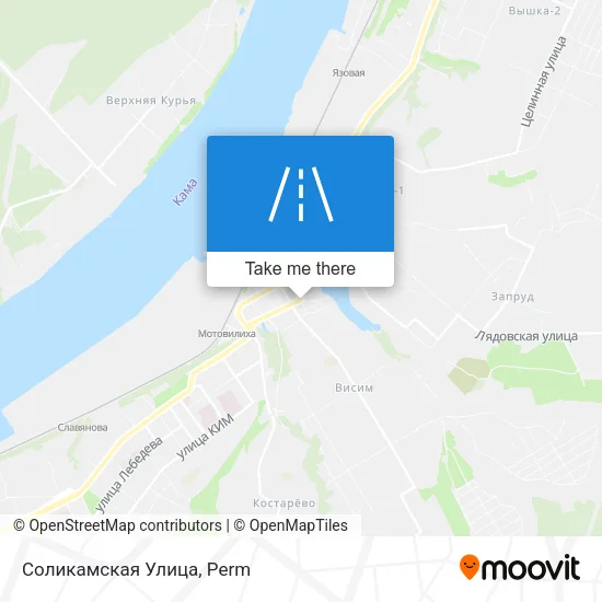 Соликамская Улица map
