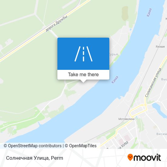 Солнечная Улица map