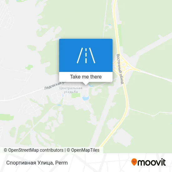 Спортивная Улица map