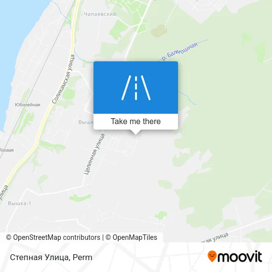Степная Улица map