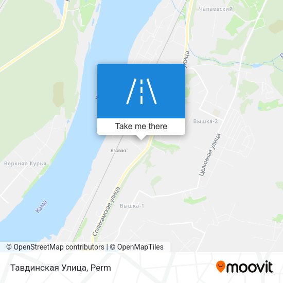 Тавдинская Улица map