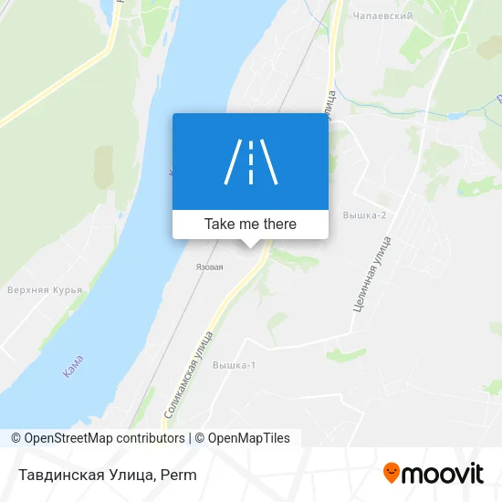 Тавдинская Улица map