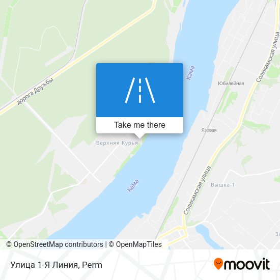 Улица 1-Я Линия map