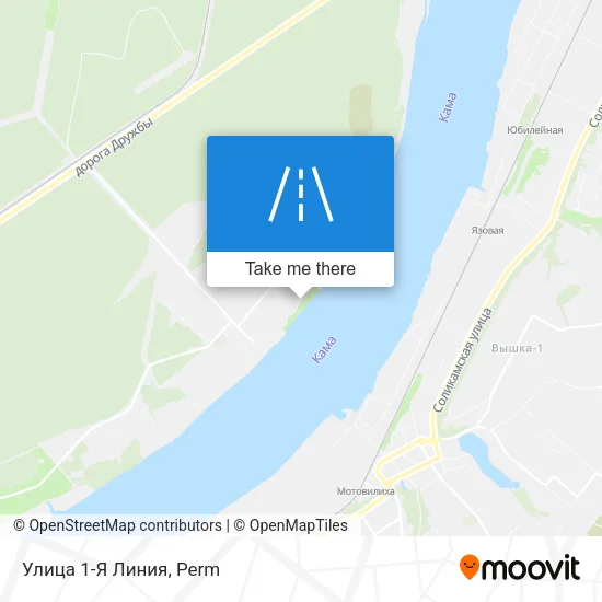Улица 1-Я Линия map