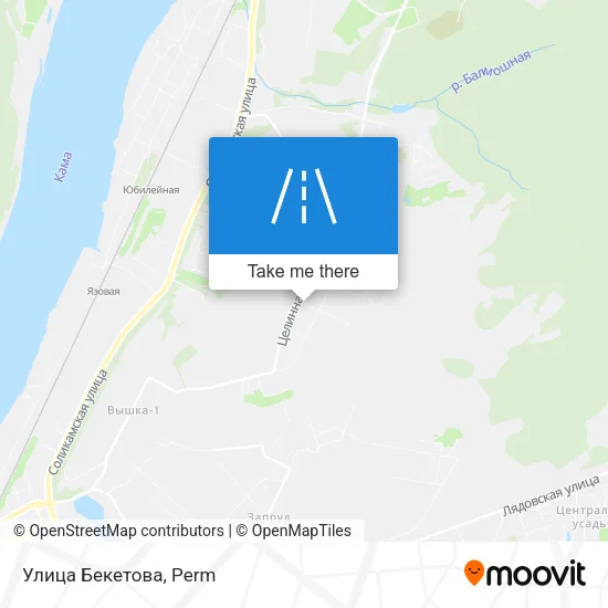 Улица Бекетова map