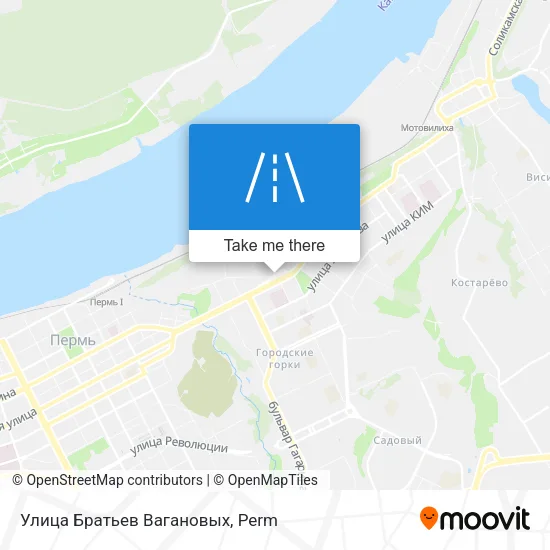Улица Братьев Вагановых map
