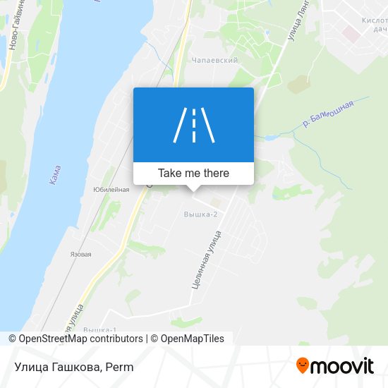Улица Гашкова map