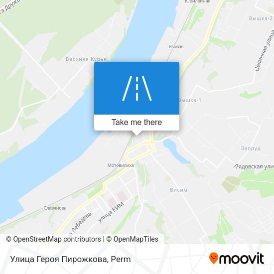 Улица Героя Пирожкова map