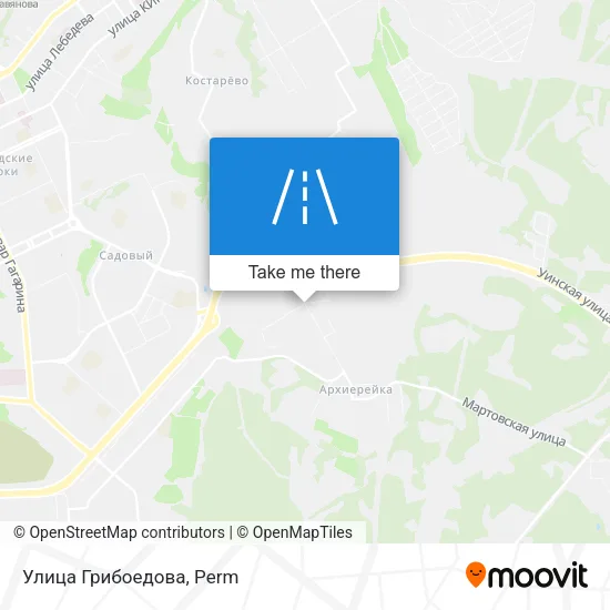 Улица Грибоедова map