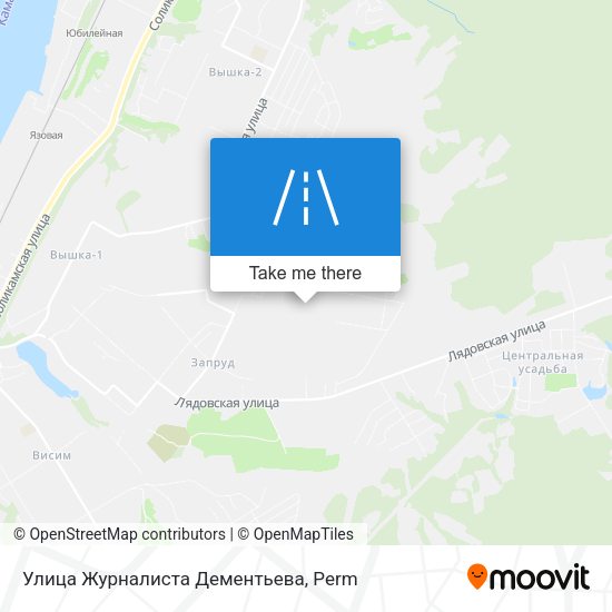 Улица Журналиста Дементьева map